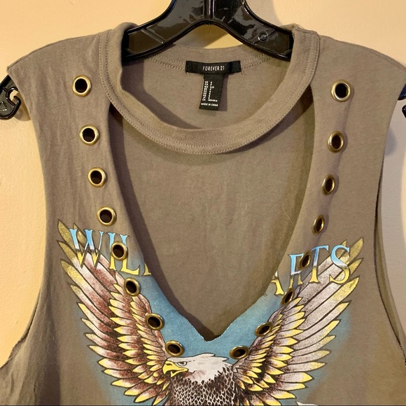 Forever 21 Rocker T-shirt, medium - Picture 2 of 7